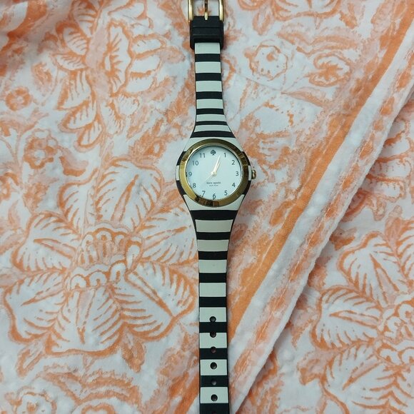 kate spade Accessories - 3685 Women's Vintage Kate Spade Black & White Watch With New Battery.